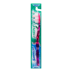 Escova Dental Tripla 123 Sorriso