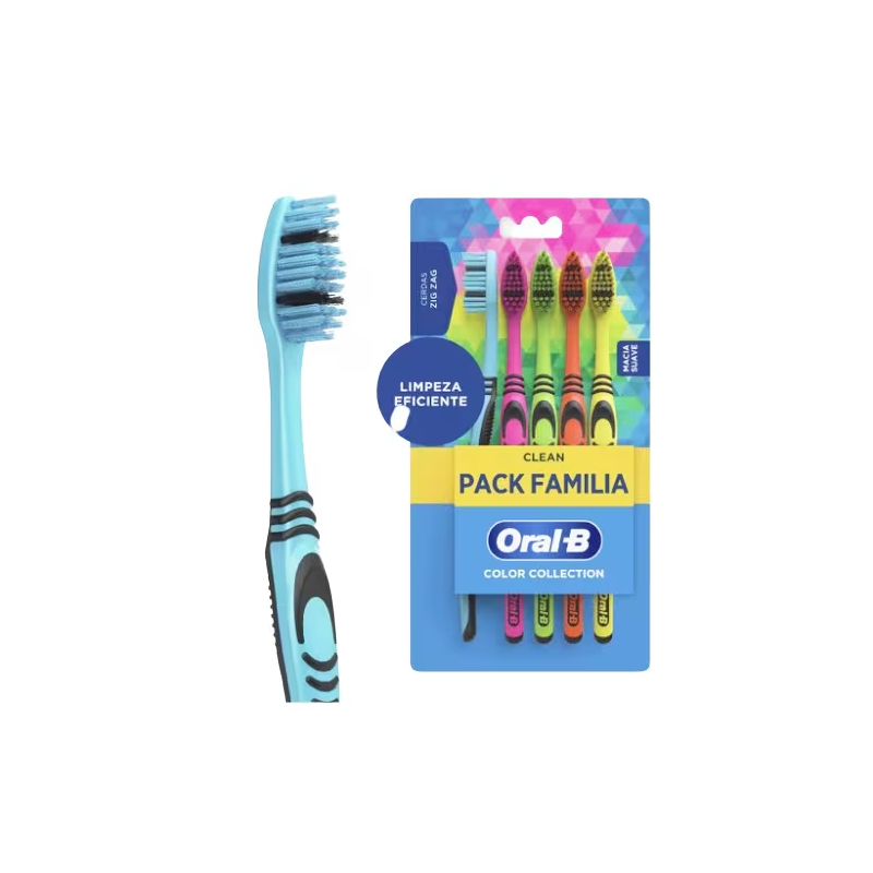 Escova Dental Oral-B 123 Colors 5 Unidades