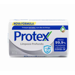Sabonete Antibacteriano em Barra Limpeza Profunda Protex 85g
