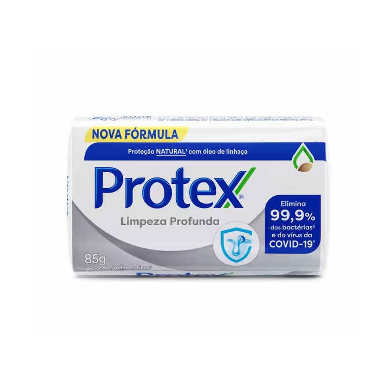 Sabonete Antibacteriano em Barra Limpeza Profunda Protex 85g