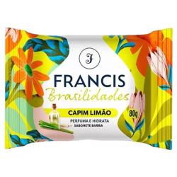 Sabonete em Barra Brasilidades Capim Limão Francis 80g