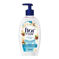 Sabonete Líquido Mãos e Corpo Rosas Brancas e Avelã Flor de Ypê Frasco Pump 250ml
