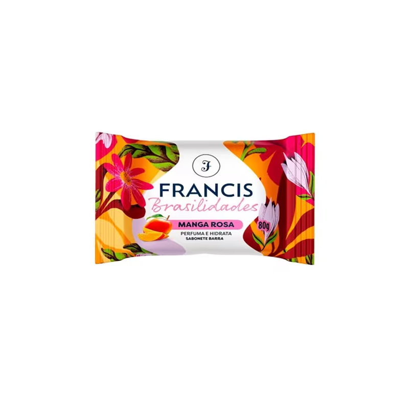 Sabonete em Barra Brasilidades Manga Rosa Francis 80g