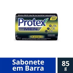 Sabonete Antibacteriano em Barra 3 em 1 Protex Men 85g