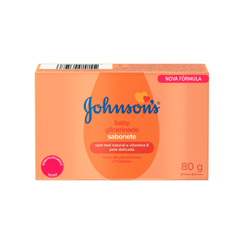 Sabonete de Mel E Glicerina Johnson's Baby 80g