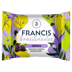 Sabonete em Barra Brasilidades Amora Francis 80g