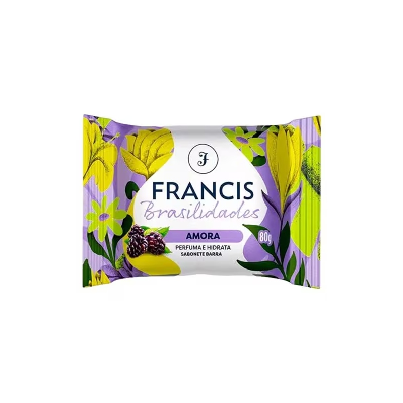 Sabonete em Barra Brasilidades Amora Francis 80g