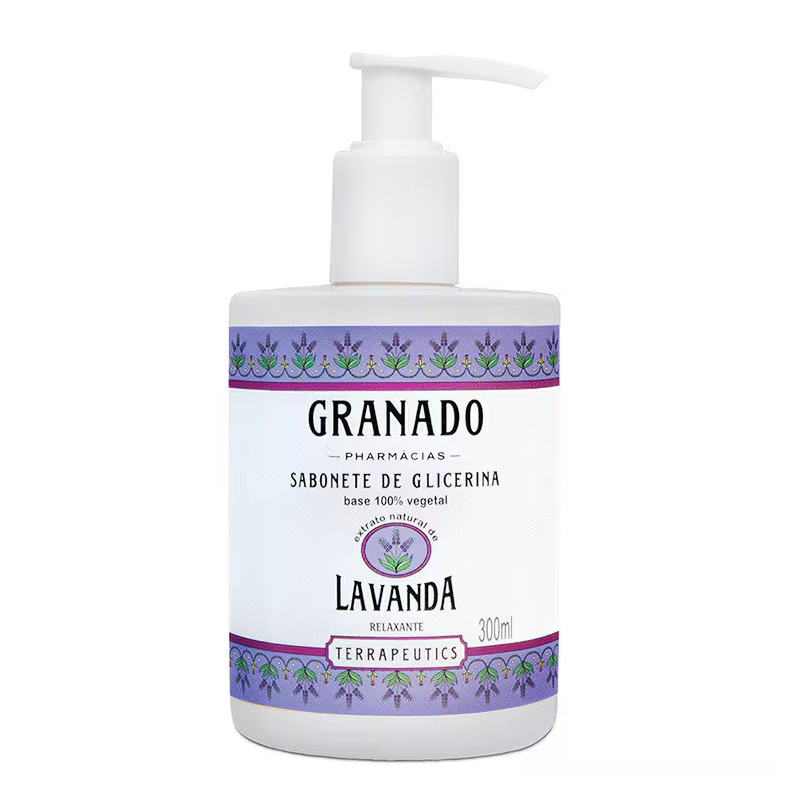 Sabonete Líquido Terrapeutics Granado Lavanda Embalagem 300ml