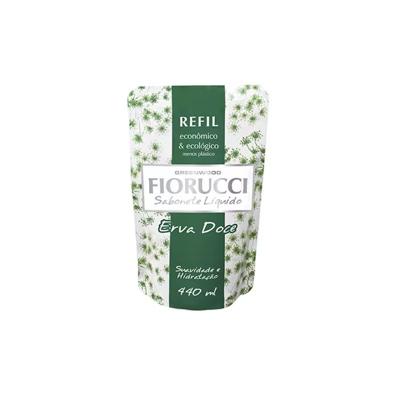 Sabonete Líquido Erva Doce Fiorucci Refil 440ml