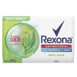 Sabonete Antibacteriano Erva Doce Rexona 84g