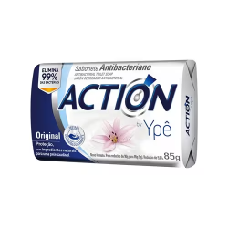 Sabonete Antibacteriano Ypê Action Original Azul 85g