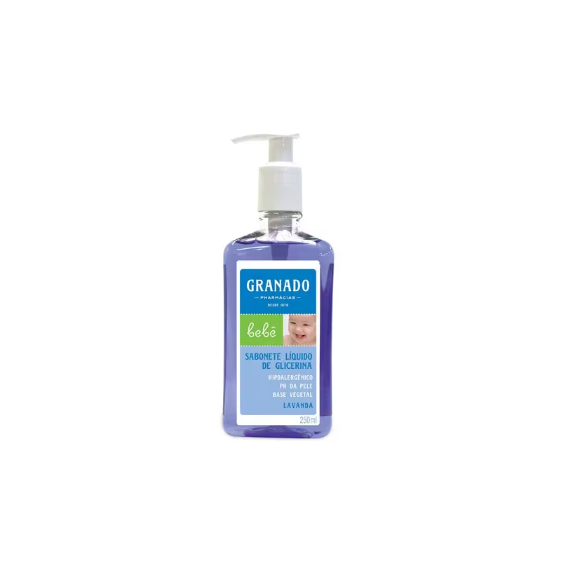 Sabonete Líquido Glicerinado Bebê Lavanda Granado 250ml
