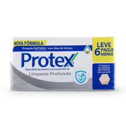 Sabonete Protex Limpeza Profunda 90g Leve 6 Pague 5 Un