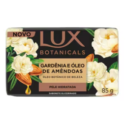 Sabonete Barra Glicerinado Gardênia E Óleo de Amêndoas Botanicals Envoltório Lux 85g