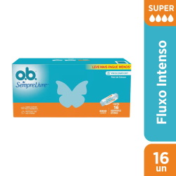 Absorvente Interno Sempre Livre Super O.B. 16un