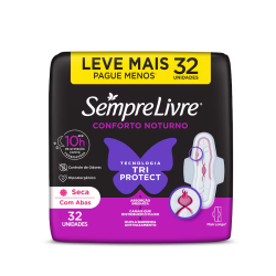 Absorvente Externo Nortuno Adapt Plus Noite e Dia Seca Sempre Livre Leve Mais Pague Menos 32un