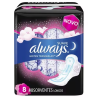 Absorvente Noturno Always com Abas 8 Uni