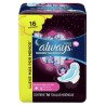 Absorvente Noturno Suave com Abas Always 16un