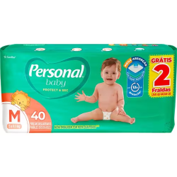 Fralda Descartável Baby Protect & Sec Personal Pague 38 Leve 40un