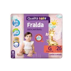 Fralda Descartável Baby G Qualitá 26un