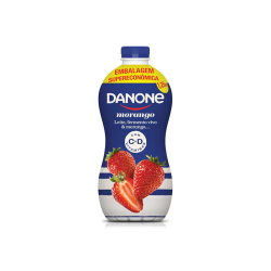 Iogurte Líquido Parc Desnatado Danone Morango 1,25kg
