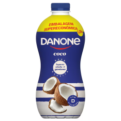Iogurte Líquido Parcialmente Desnatado Sabor Coco Danone 1,25kg