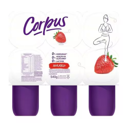 Iogurte Sabor Morango Zero Lactose Corpus 540g