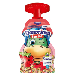 Iogurte Danoninho Bom Dia Sabor Morango Com Aveia Danone 70g
