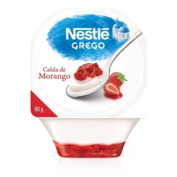 Iogurte Integral Grego com Calda de Morango Nestlé 90g