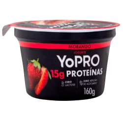 Iogurte Yopro Morango 15g de Proteínas 160g