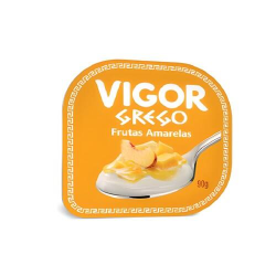 Iogurte Grego Calda Frutas Amarelas Vigor 90g