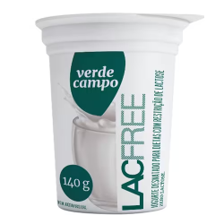 Iogurte Verde Campo Lacfree Natural Embalagem 140g