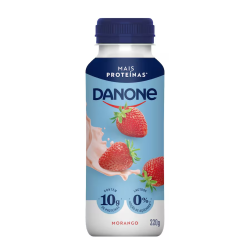 Danone Iogurte Líquido Com Proteína Morango 220ml