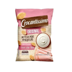 Salgadinho Original Sabor Peito de Peru com Requeijão Crocantíssimo 40g