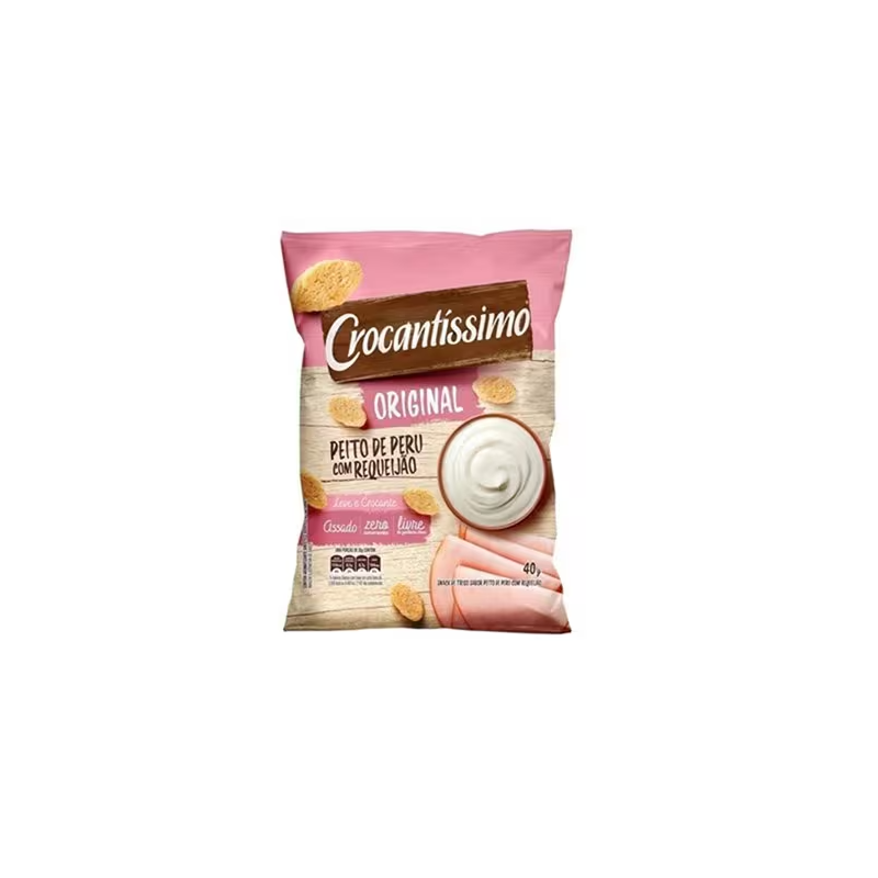 Salgadinho Original Sabor Peito de Peru com Requeijão Crocantíssimo 40g