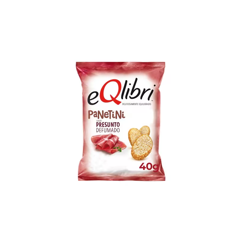 Snack Panetini Presunto Defumado Eqlibri 40g