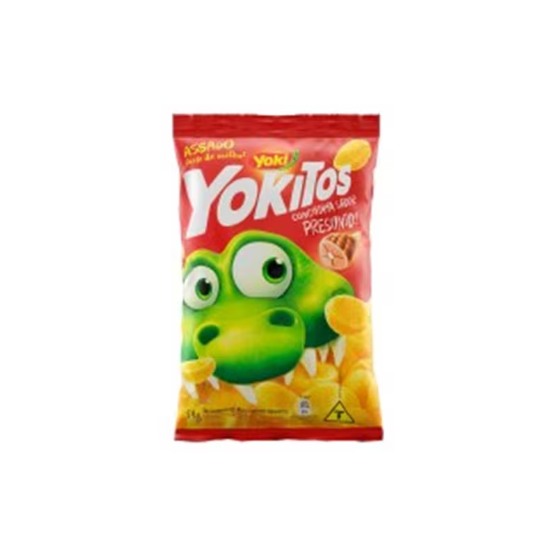Salgadinho Yokitos Conchinhas Presunto 54g