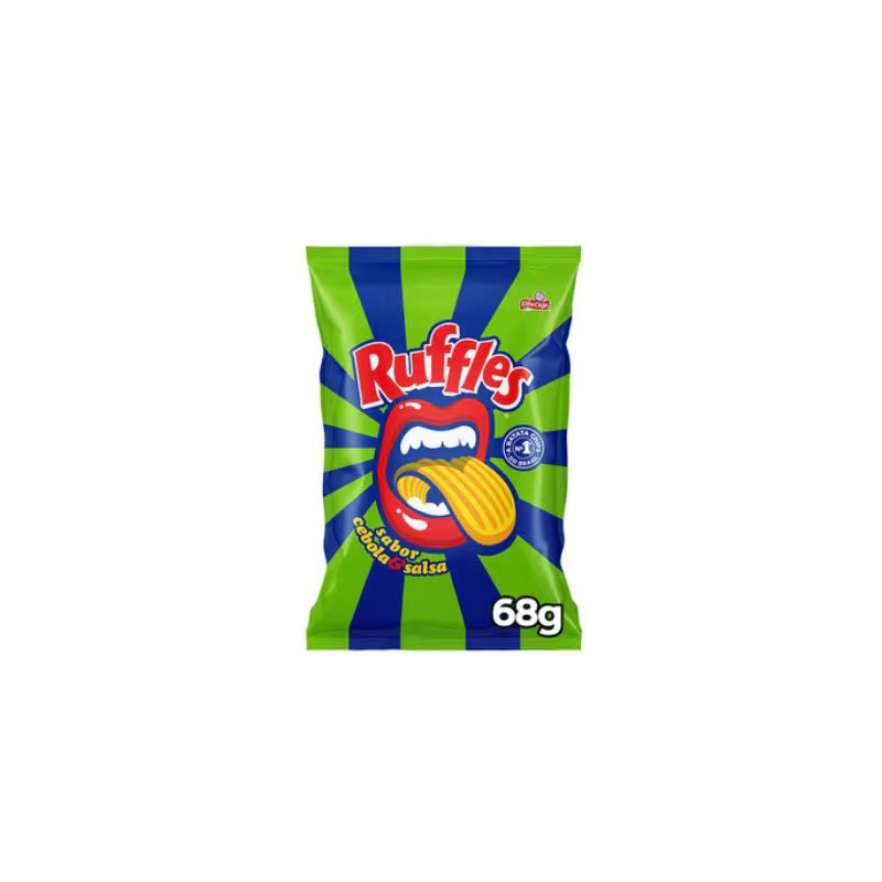 Batata Chips Sabor Cebola E Salsa Ruffles 68g