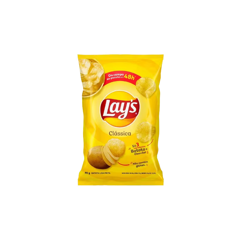 Batata Frita Lisa Clássica Lays 70g