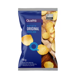 Batata Frita Ondulada Original Qualitá Flow Pack 90g