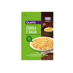 Batata Palha Cebola e Salsa Qualitá Flow Pack 100g