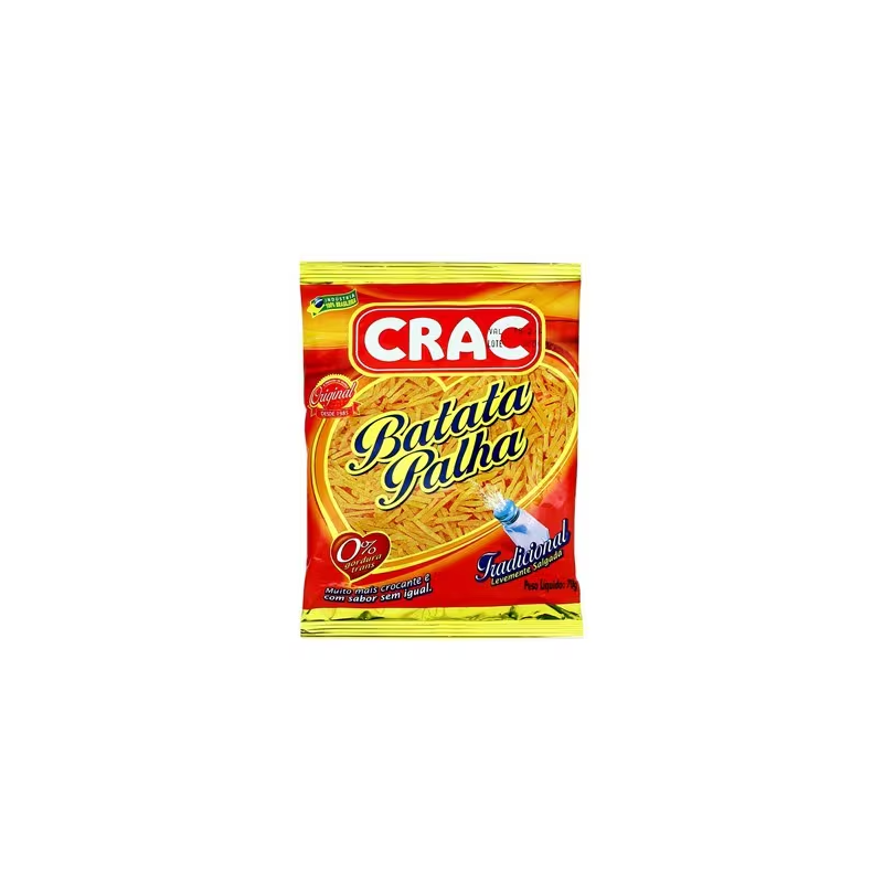 Batata Palha Crac Tradicional Embalagem 60g