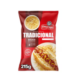 Batata Palha Tradicional Elma Chips 215gr