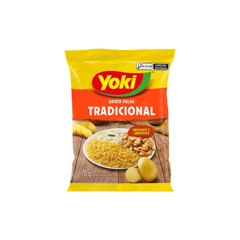 Batata Palha Tradicional Yoki Pacote 70g