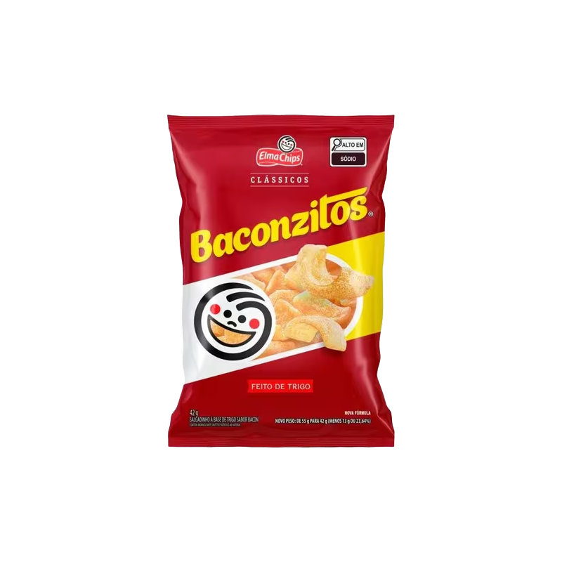 Salgadinho Bacon Elma Chips Baconzitos 42g