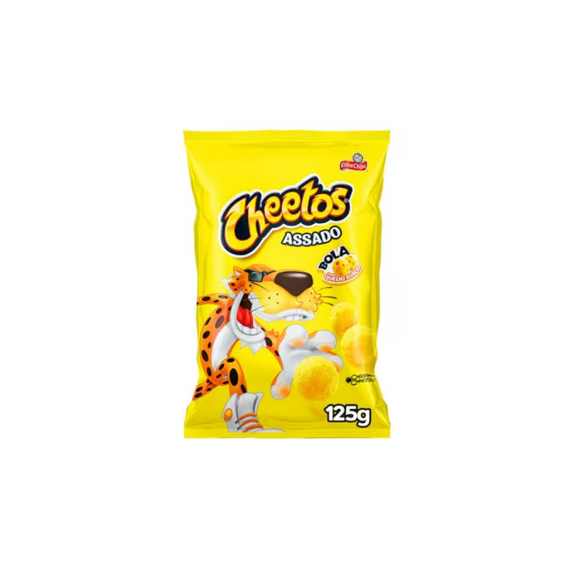 Salgadinho Cheetos Bola Sabor Queijo Suíço Elma Chips 125g