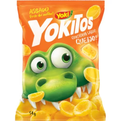 Salgadinho Yokitos Conchinhas Queijo Pacote 54g