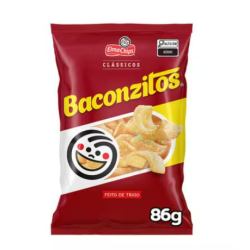 Salgadinho de Milho Sabor Bacon Elma Chips Baconzitos 86g