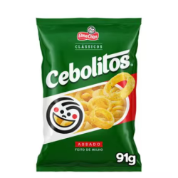 Salgadinho de Milho Sabor Cebola Cebolitos Elma Chips 91g