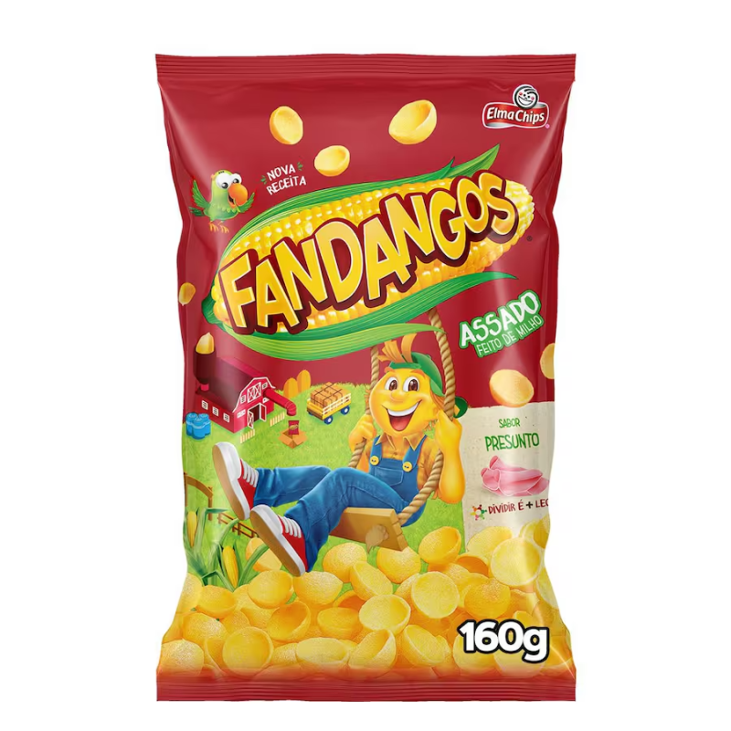 Salgadinho de Milho Sabor Presunto Elma Chips Fandangos 160g